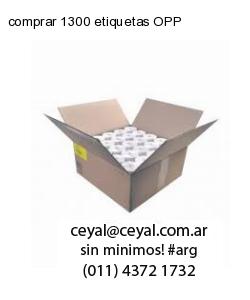comprar 1300 etiquetas OPP