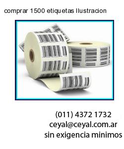 comprar 1500 etiquetas Ilustracion