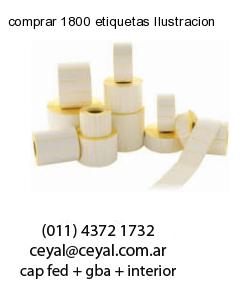 comprar 1800 etiquetas Ilustracion