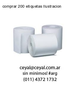 comprar 200 etiquetas Ilustracion