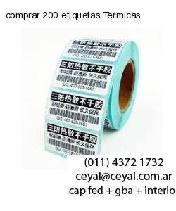 comprar 200 etiquetas Termicas