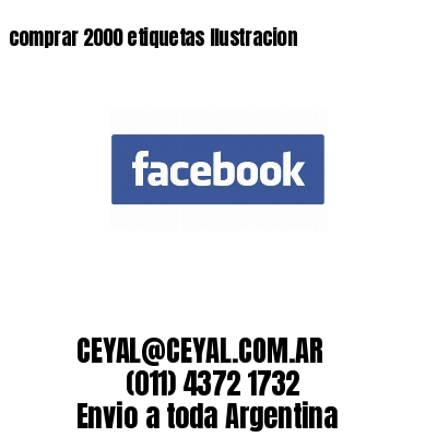 comprar 2000 etiquetas Ilustracion