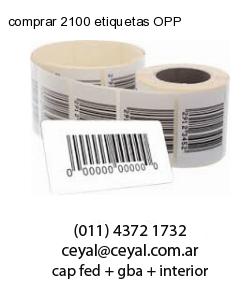 comprar 2100 etiquetas OPP
