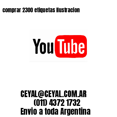 comprar 2300 etiquetas Ilustracion