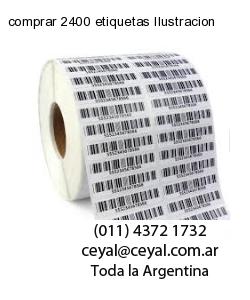 comprar 2400 etiquetas Ilustracion