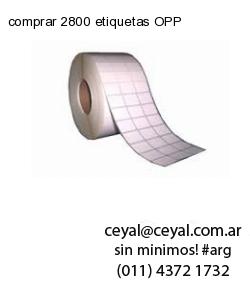 comprar 2800 etiquetas OPP