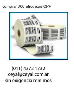 comprar 300 etiquetas OPP