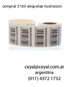 comprar 3100 etiquetas Ilustracion