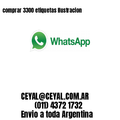 comprar 3300 etiquetas Ilustracion