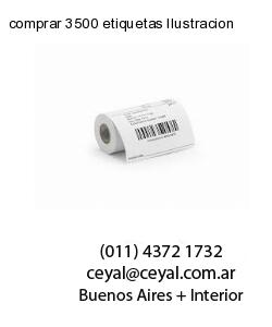 comprar 3500 etiquetas Ilustracion