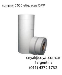 comprar 3500 etiquetas OPP