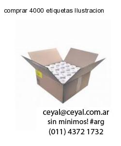 comprar 4000 etiquetas Ilustracion