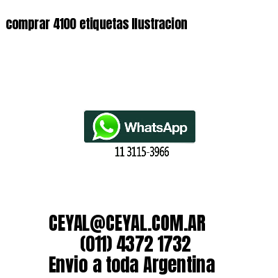 comprar 4100 etiquetas Ilustracion