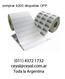 comprar 4200 etiquetas OPP