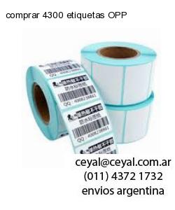 comprar 4300 etiquetas OPP