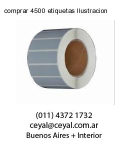 comprar 4500 etiquetas Ilustracion