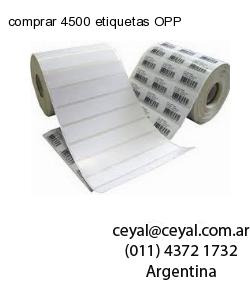 comprar 4500 etiquetas OPP