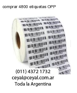 comprar 4800 etiquetas OPP
