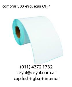 comprar 500 etiquetas OPP