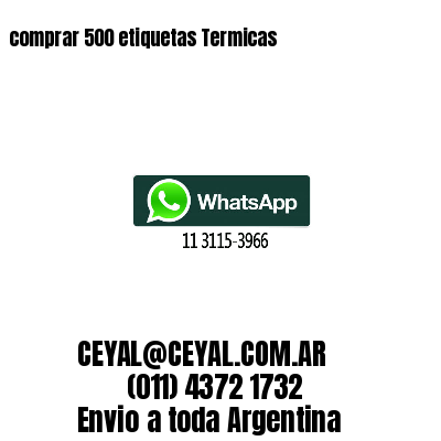 comprar 500 etiquetas Termicas