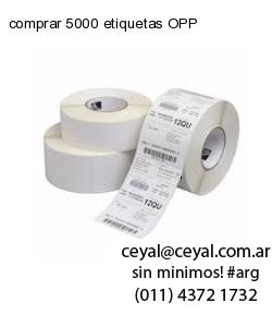 comprar 5000 etiquetas OPP