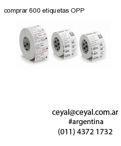 comprar 600 etiquetas OPP