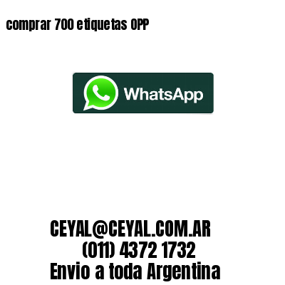 comprar 700 etiquetas OPP