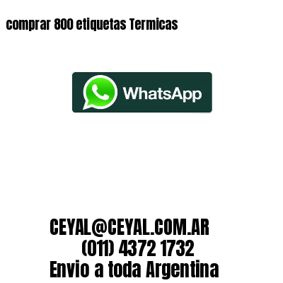 comprar 800 etiquetas Termicas