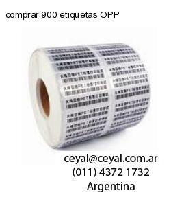 comprar 900 etiquetas OPP