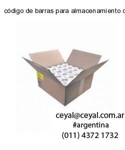 código de barras para almacenamiento de informació