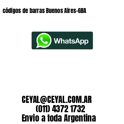 códigos de barras Buenos Aires-GBA