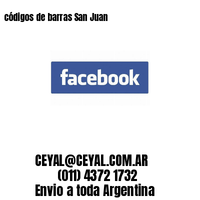 códigos de barras San Juan