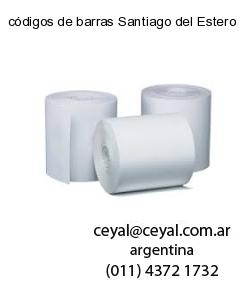 códigos de barras Santiago del Estero