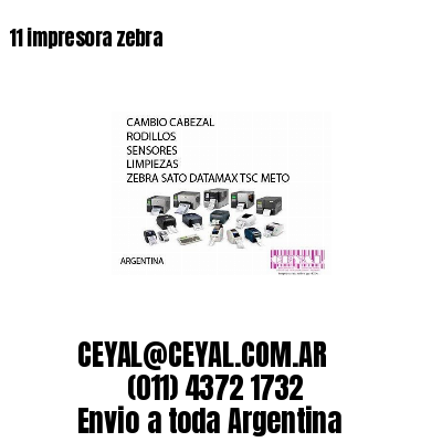 11 impresora zebra
