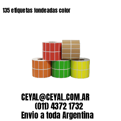 135 etiquetas fondeadas color