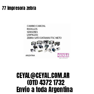 77 impresora zebra
