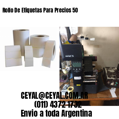 Rollo De Etiquetas Para Precios 50