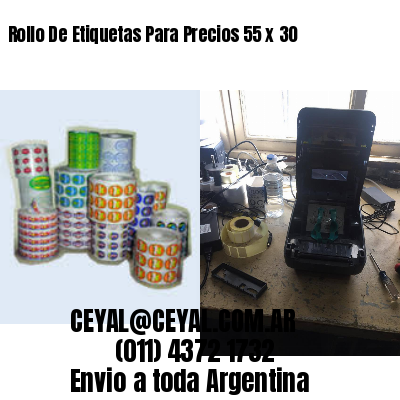 Rollo De Etiquetas Para Precios 55 x 30