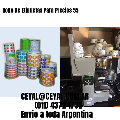 Rollo De Etiquetas Para Precios 55