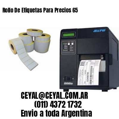 Rollo De Etiquetas Para Precios 65