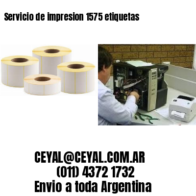 Servicio de impresion 1575 etiquetas