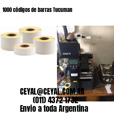 1000 códigos de barras Tucuman