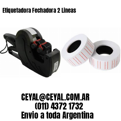 Etiquetadora Fechadora 2 Lineas