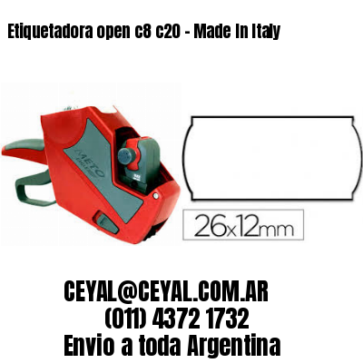 Etiquetadora open c8 c20 – Made In Italy