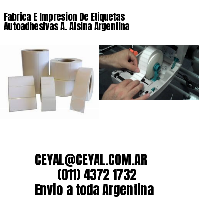 Fabrica E Impresion De Etiquetas Autoadhesivas A. Alsina Argentina