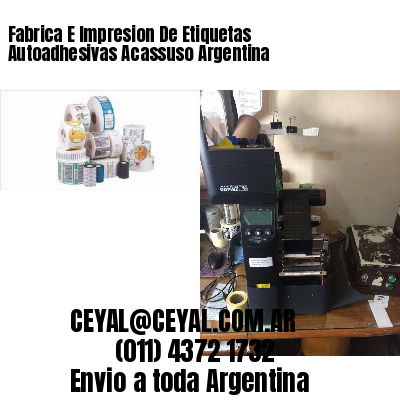 Fabrica E Impresion De Etiquetas Autoadhesivas Acassuso Argentina