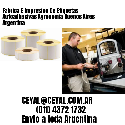 Fabrica E Impresion De Etiquetas Autoadhesivas Agronomia Buenos Aires Argentina