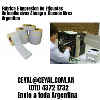 Fabrica E Impresion De Etiquetas Autoadhesivas Almagro  Buenos Aires Argentina
