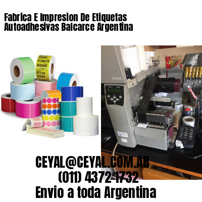 Fabrica E Impresion De Etiquetas Autoadhesivas Balcarce Argentina