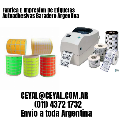 Fabrica E Impresion De Etiquetas Autoadhesivas Baradero Argentina